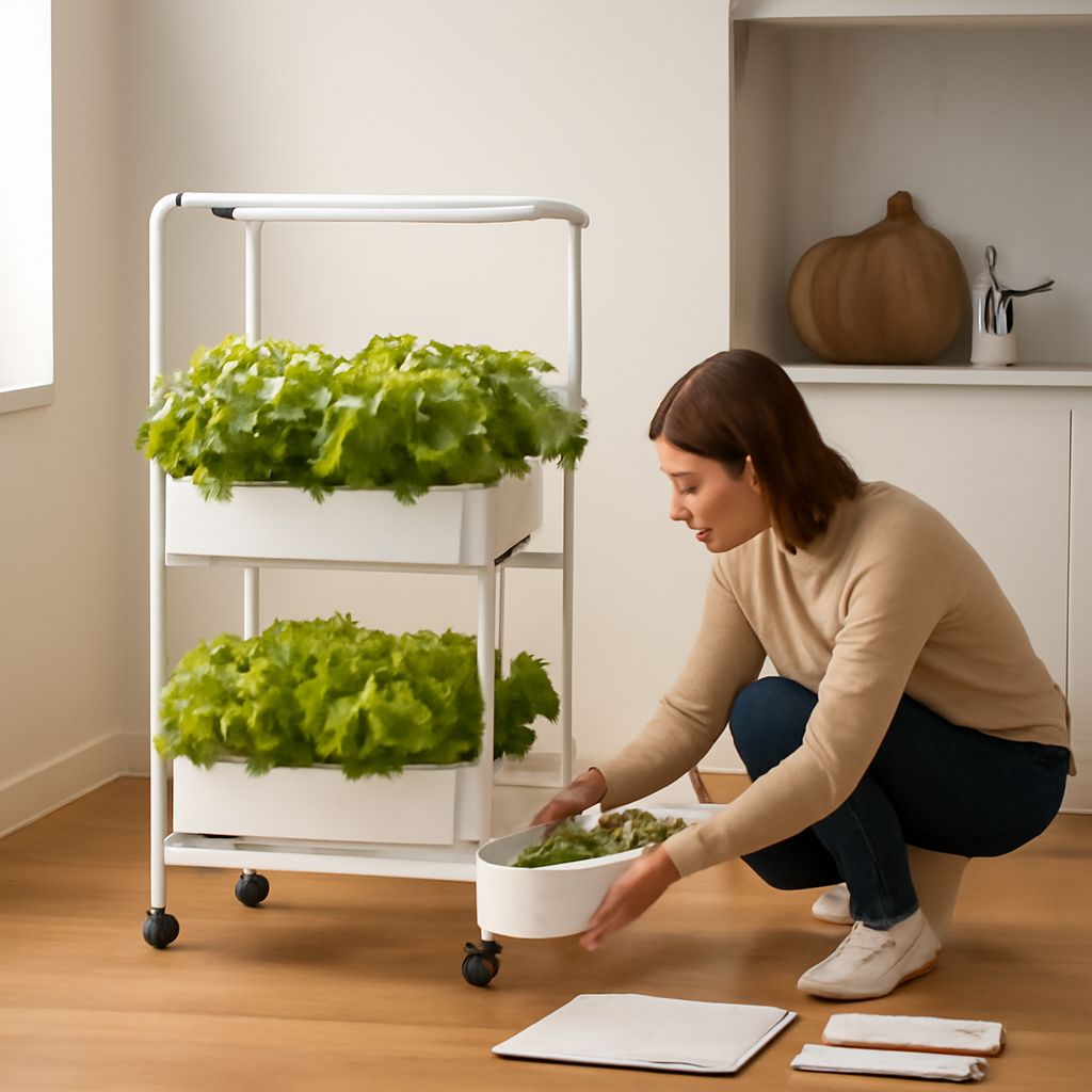 Efficient hydro garden and hydroponic garden system